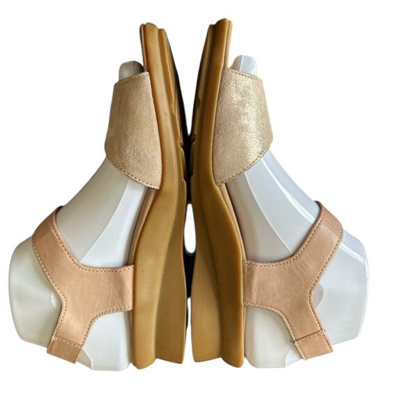 Mephisto Pattie Velcro Sandals Neutral Boho Summer Coastal Mermaid Seashell 7 - Picture 4 of 11